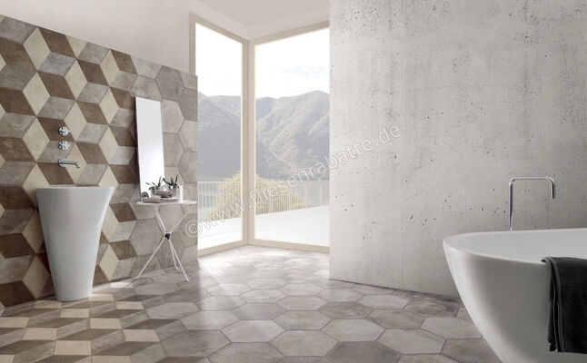  Fioranese Heritage Deco Texture_2 34.5x40 cm Bodenfliese / Wandfliese Exagona Matt Eben Naturale HET2EX | 579791
