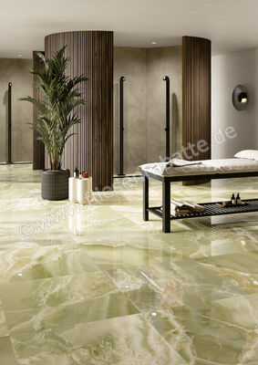  Fioranese Unica Jade Green 60x60 cm Bodenfliese / Wandfliese Glänzend Eben Levigato UI608LR | 579995