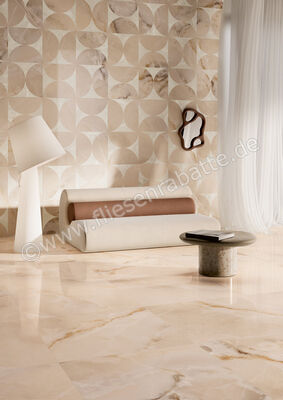  Fioranese Unica Misty Rose 89x89 cm Bodenfliese / Wandfliese Glänzend Eben Levigato UI904LR | 580052