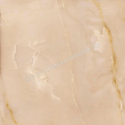  Marazzi Allmarble Onice Beige 120x120 cm Bodenfliese / Wandfliese Glänzend Eben Lux MPA3 | 580304