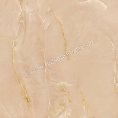  Marazzi Allmarble Onice Beige 120x120 cm Bodenfliese / Wandfliese Glänzend Eben Lux MPA3 | 580319