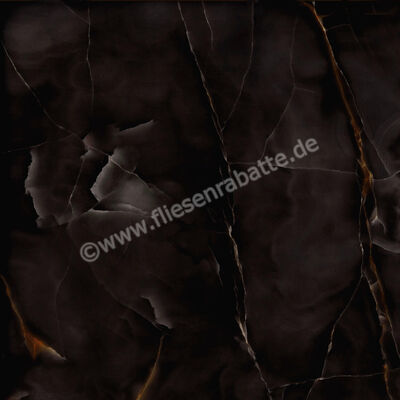 Marazzi Allmarble Onice Nero 120x120 cm Bodenfliese / Wandfliese Glänzend Eben Lux MPA5 | 580361