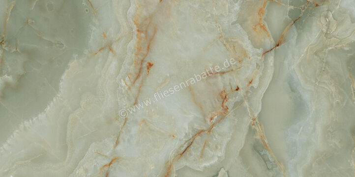  Marazzi Allmarble Onice Giada 60x120 cm Bodenfliese / Wandfliese Glänzend Eben Lux MPAH | 580541