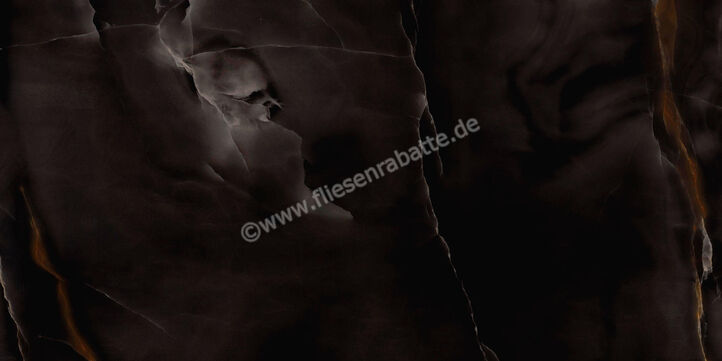  Marazzi Allmarble Onice Nero 60x120 cm Bodenfliese / Wandfliese Glänzend Eben Lux MPAJ | 580601