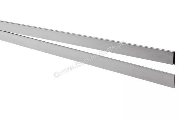  Schlüter Systems SHOWERPROFILE-R Wandanschlussprofil 2-teilige L=200cm H=33 mm Edelstahl V4A EB - Edelstahl gebürstet H&ouml;he: 33 mm L&auml;nge: 2 m SPRA33EB/200 | 580821