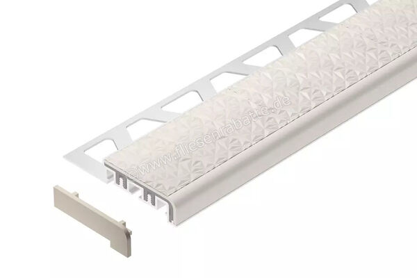  Schlüter Systems TREP-V 42/EK Endkappe Endkappenset: 1x Endkappe links + 1x Endkappe rechts PVC (Polyvinylchlorid) SP - Softpfirsich E/TV42SP | 580845