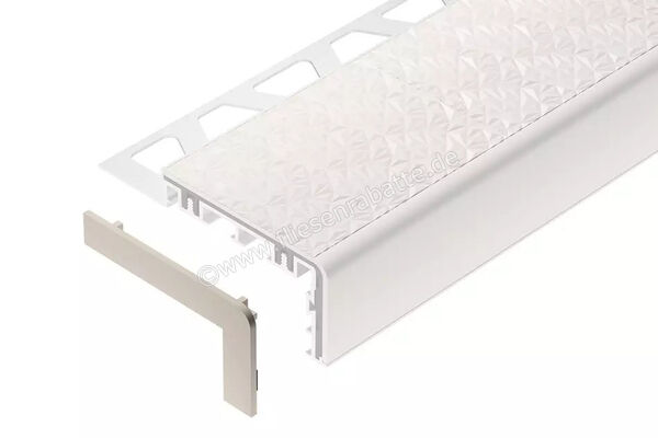  Schlüter Systems TREP-V 60/EK Endkappe Endkappenset: 1x Endkappe links + 1x Endkappe rechts PVC (Polyvinylchlorid) SP - Softpfirsich E/TV60SP | 580866