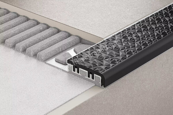  Schlüter Systems TREP-V 42/EL Einlage (42 mm / 12 mm), R 10 PVC (Polyvinylchlorid) NB - Nussbraun TVL42NB/200 | 580878