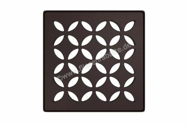  Schlüter Systems KERDI-DRAIN-STYLE Rost-Rahmen-Set Design 5 Floral Edelstahl TSOB - Strukturbeschichtet Bronze KDIF10TSOBD5 | 581852