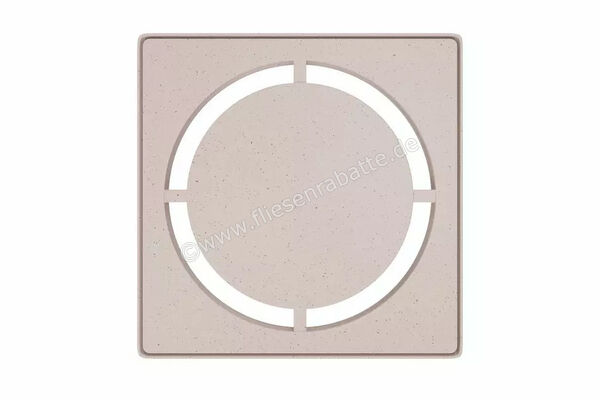  Schlüter Systems KERDI-DRAIN-STYLE Rost-Rahmen-Set Design 7 Pure Edelstahl TSI - Strukturbeschichtet Elfenbein KDIF10TSID7 | 581855