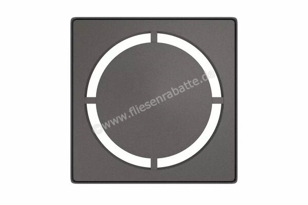  Schlüter Systems KERDI-DRAIN-STYLE Rost-Rahmen-Set Design 7 Pure Edelstahl TSDA - Strukturbeschichtet Dunkelanthrazit KDIF10TSDAD7 | 581873
