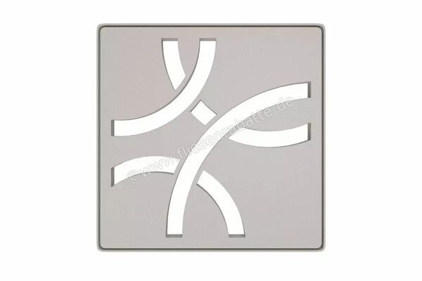  Schlüter Systems KERDI-DRAIN-STYLE Rost-Rahmen-Set Design 6 Curve Edelstahl TSBG - Strukturbeschichtet Beigegrau KDIF10TSBGD6 | 581894