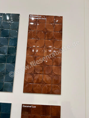  Marazzi Lume Caramel 10x10 cm Dekor 3D Dew Glänzend Strukturiert Lux MQ84 | 583087