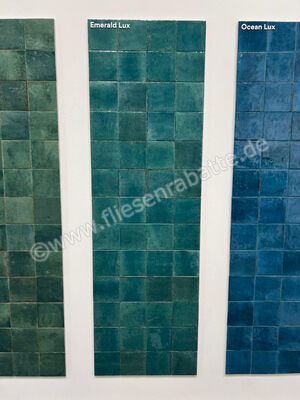  Marazzi Lume Emerald 10x10 cm Dekor Glänzend Strukturiert Lux MQ81 | 583096