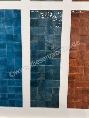  Marazzi Lume Blue 10x10 cm Dekor Glänzend Strukturiert Lux MQ80 | 583099