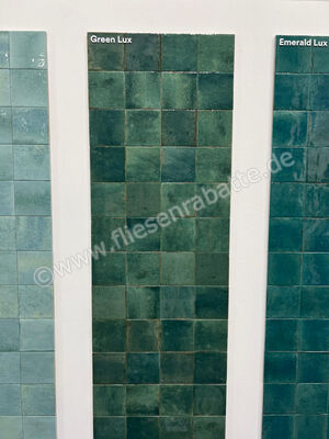  Marazzi Lume Green 10x10 cm Dekor Glänzend Strukturiert Lux MQ7W | 583111