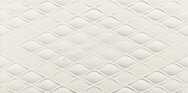  Marca Corona 4D White 40x80 cm Wandfliese 3D Drop Matt Strukturiert Naturale D731 | 583249