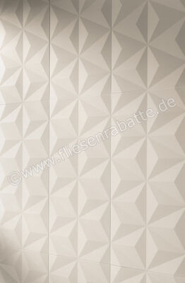  Marca Corona 4D White 40x80 cm Wandfliese 3D Diamond Matt Strukturiert Naturale D728 | 583285