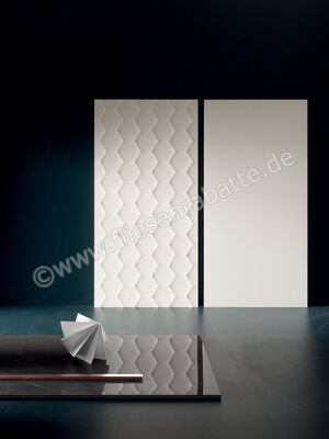  Marca Corona 4D White 40x80 cm Wandfliese 3D Hexagon Matt Strukturiert Naturale D729 | 583288