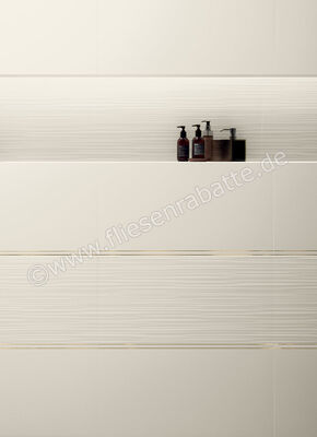  Marca Corona 4D White 40x80 cm Wandfliese 3D Line Matt Strukturiert Naturale E074 | 583333
