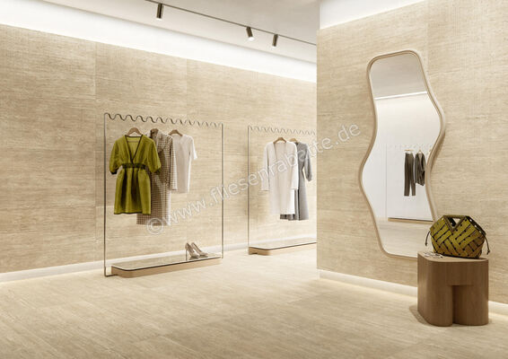  Fioranese Senzatempo Beige 60.4x120.8 cm Bodenfliese / Wandfliese Matt Strukturiert Naturale TT622R | 583525