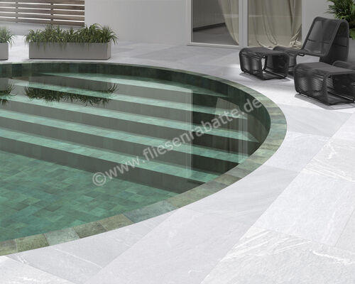  Dune Ceramica Tahiti Emerald 14.7x14.7 cm Bodenfliese / Wandfliese Glänzend Strukturiert Glossy 188826 | 583597