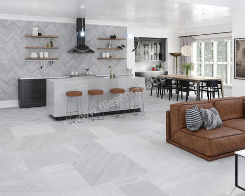  Dune Ceramica Pietrasanta Light Grey 7x28 cm Wandfliese Matt Eben Naturale 188831N | 583786