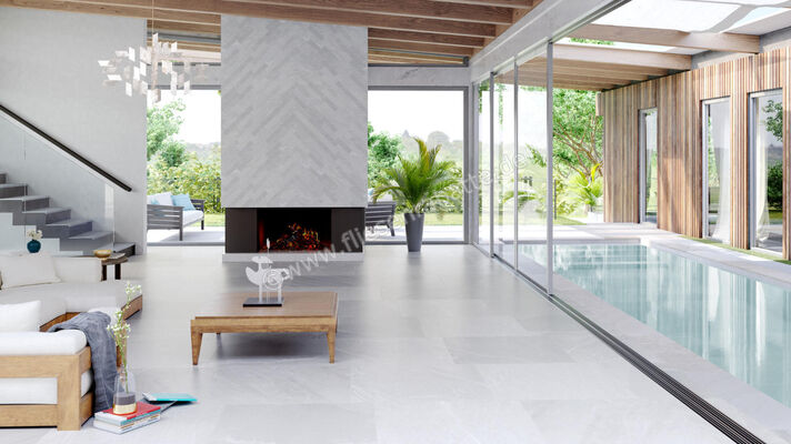  Dune Ceramica Pietrasanta Light Grey 45x90 cm Bodenfliese / Wandfliese Matt Eben Antislip 188808 | 583831