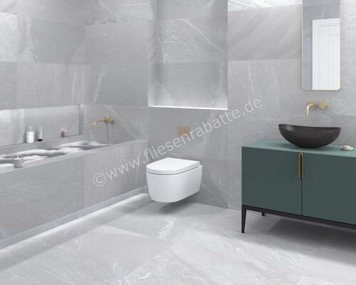  Dune Ceramica Pietrasanta Light Grey 45x90 cm Bodenfliese / Wandfliese Matt Eben Antislip 188808 | 583834