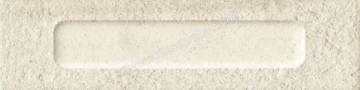  Marca Corona Miniature Fornace Formella Bianco Minerale 6x24 cm Wandfliese Decori 3D Matt Strukturiert Naturale J419 | 584941