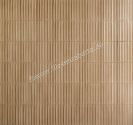  Marca Corona Miniature Rima Caramello 6x24 cm Wandfliese Glänzend Strukturiert Lucido K053 | 585184