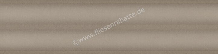  Marca Corona Miniature Rima Tortora 6x24 cm Wandfliese Glänzend Strukturiert Lucido K054 | 585199