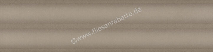  Marca Corona Miniature Rima Tortora 6x24 cm Wandfliese Glänzend Strukturiert Lucido K054 | 585202