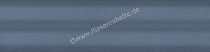  Marca Corona Miniature Rima Indigo 6x24 cm Wandfliese Glänzend Strukturiert Lucido K056 | 585253