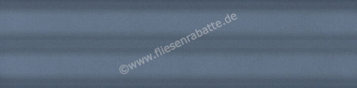  Marca Corona Miniature Rima Indigo 6x24 cm Wandfliese Glänzend Strukturiert Lucido K056 | 585259