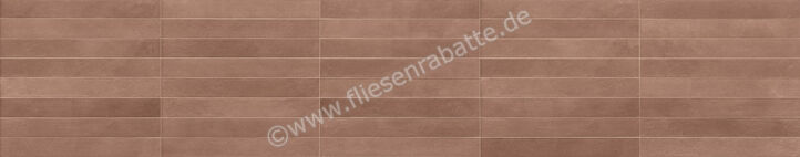  Marca Corona Longarine Calcecreta Terracotta 7.5x60 cm Bodenfliese / Wandfliese Matt Eben Naturale J848 | 585406