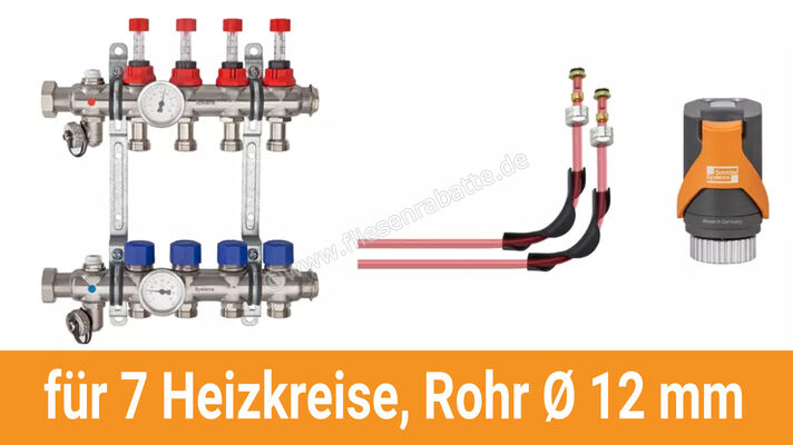  Schlüter Systems BEKOTEC-THERM-AS-HB Anschlusspaket für 7 Heizkreise, Rohr Ø 12 mm BT7AS12HB | 585610
