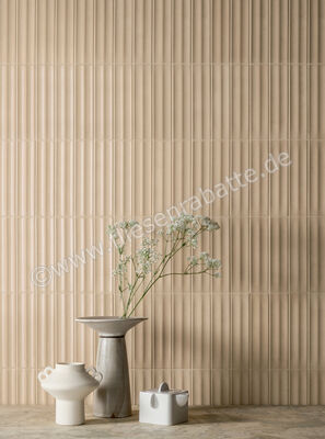  Marca Corona Miniature Rima Mandorla 6x24 cm Wandfliese Glänzend Strukturiert Lucido K052 | 585631