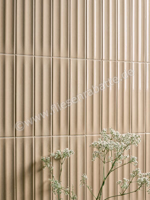  Marca Corona Miniature Rima Mandorla 6x24 cm Wandfliese Glänzend Strukturiert Lucido K052 | 585634