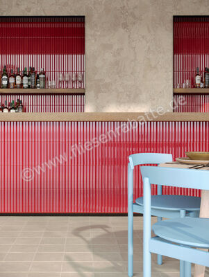  Marca Corona Miniature Rima Amanita 6x24 cm Wandfliese Glänzend Strukturiert Lucido K057 | 585658