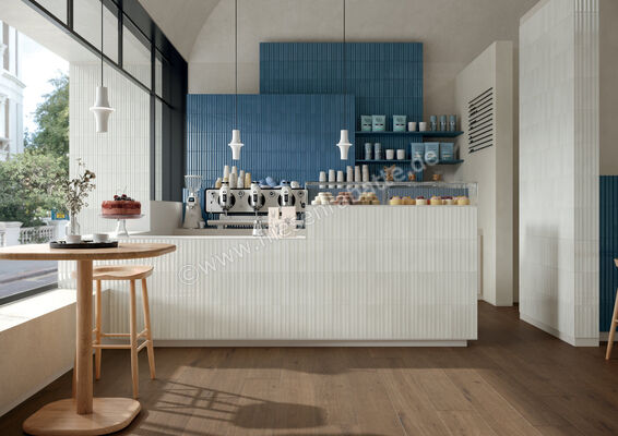  Marca Corona Miniature Rima Brina 6x24 cm Wandfliese Glänzend Strukturiert Lucido K050 | 585670