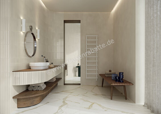  Marca Corona Miniature Rima Burro 6x24 cm Wandfliese Glänzend Strukturiert Lucido K051 | 585673