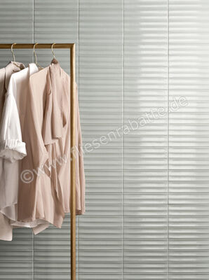  Marca Corona Miniature Rima Piuma 6x24 cm Wandfliese Glänzend Strukturiert Lucido K049 | 585694