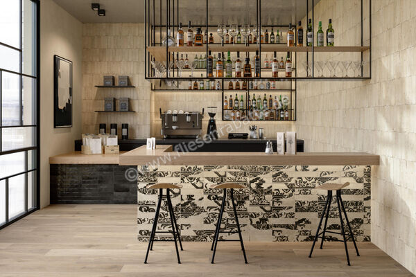  Marca Corona Miniature Fregio Bianco 6x24 cm Wandfliese Matt Strukturiert Naturale J371 | 585790