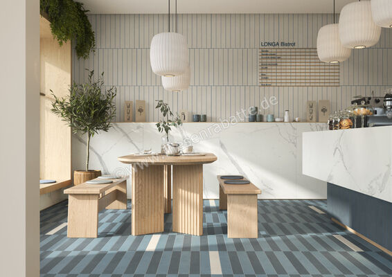  Marca Corona Longarine Brio Fiordaliso 7.5x60 cm Dekor Matt Eben Naturale J733 | 585820