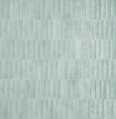  Marca Corona Miniature Soda Soda Azzurro Artico 6x24 cm Wandfliese Matt Strukturiert Lucido J380 | 585910