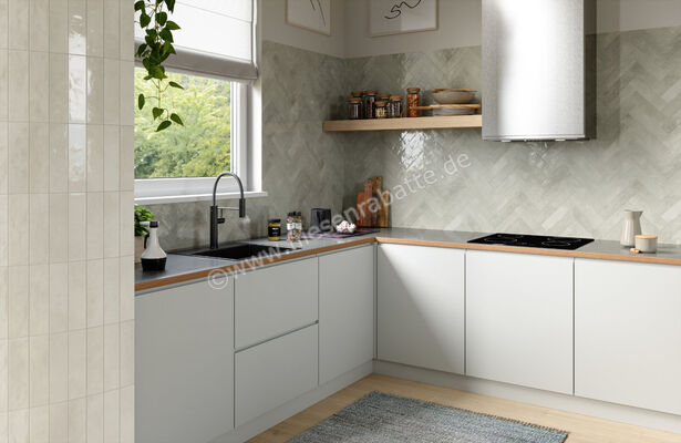  Marca Corona Miniature Soda Soda Grigio Luna 6x24 cm Wandfliese Matt Strukturiert Lucido J377 | 585958