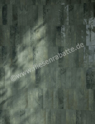  Marca Corona Miniature Soda Soda Verde Malva 6x24 cm Wandfliese Matt Strukturiert Lucido J378 | 585979