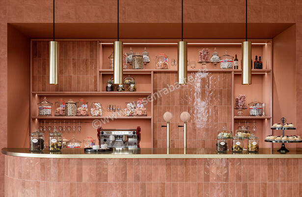  Marca Corona Miniature Soda Soda Rosa Corallo 6x24 cm Wandfliese Matt Strukturiert Lucido J379 | 585994