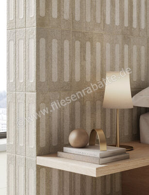  Marca Corona Miniature Fornace Bianco Minerale 6x24 cm Wandfliese Matt Strukturiert Naturale J408 | 586057